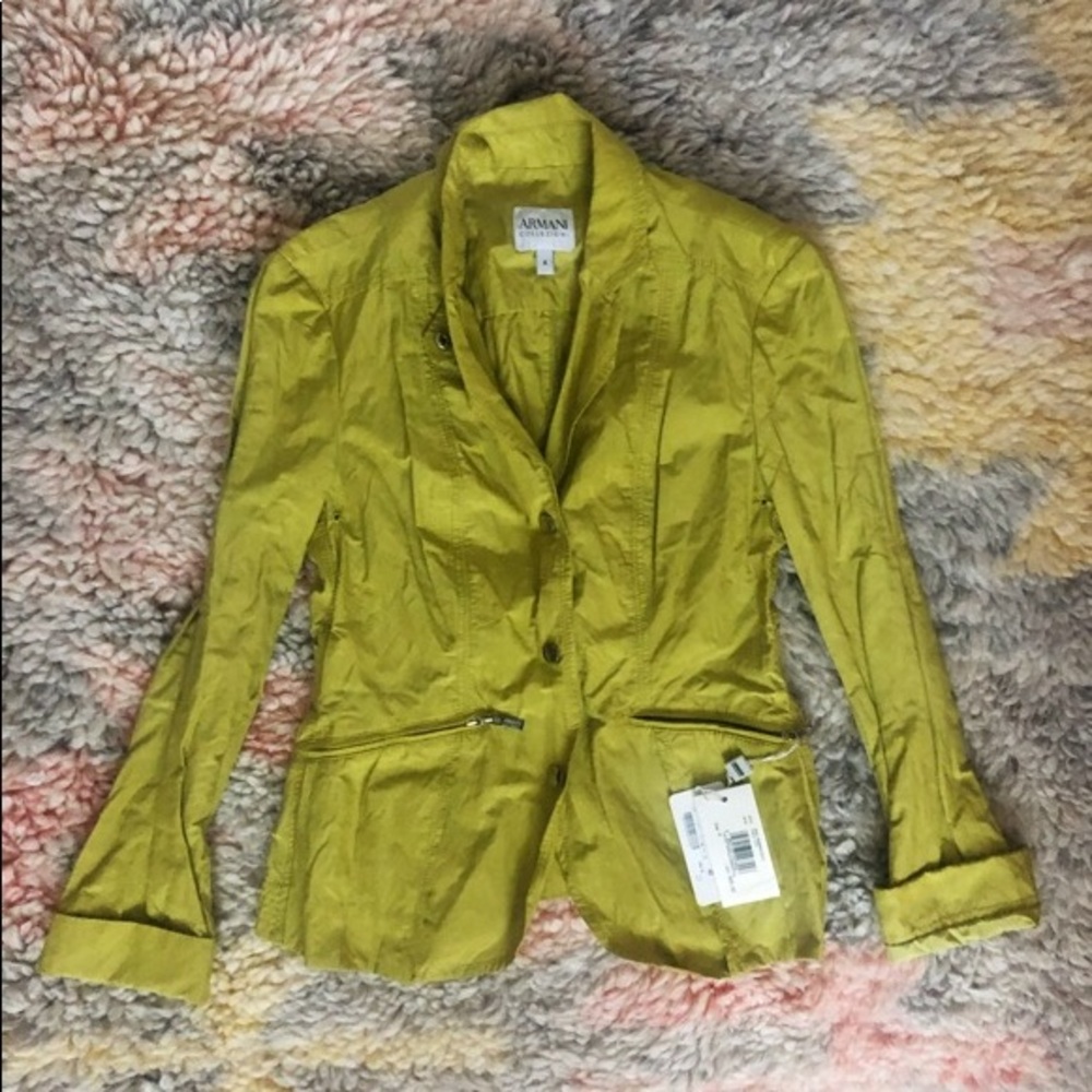 Armani Lime Green Blazer